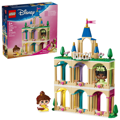 Mini Bella y Tiana con Castillo