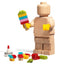 Minifigura de Madera