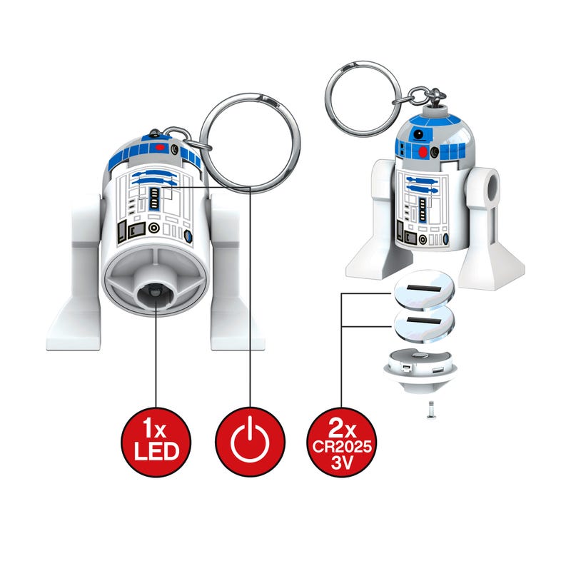 Llavero con Linterna R2-D2