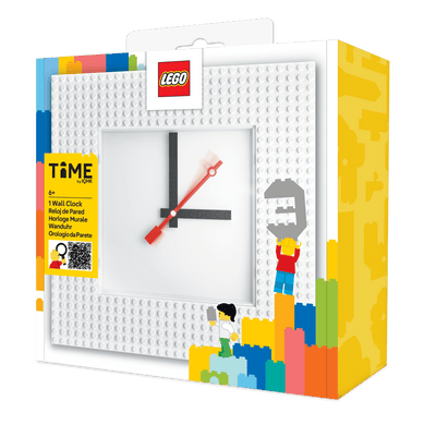 Reloj de Pared MOC (Mi Propia Creación) (Blanco)