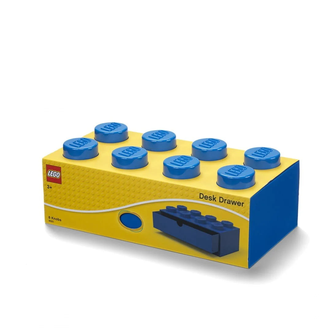 Caja para escritorio ladrillo LEGO® Brick 8 (Azul)