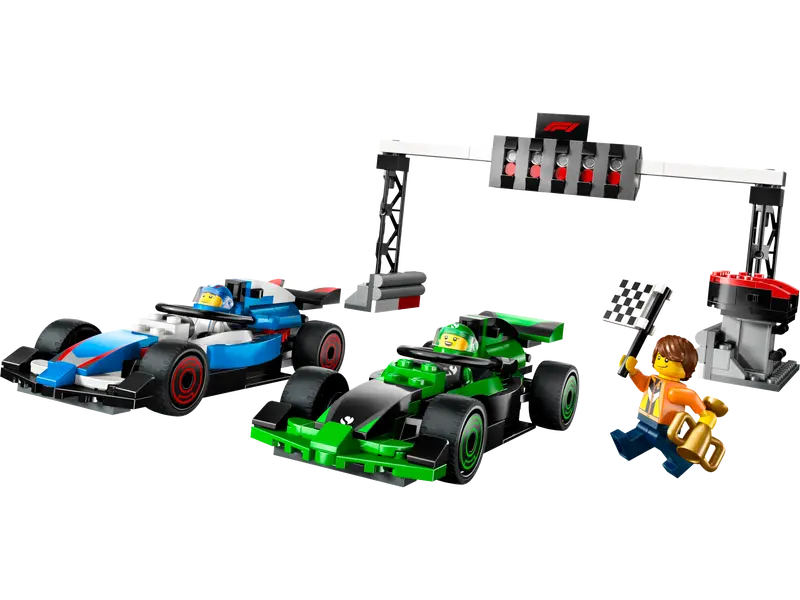 Parrilla de F1® con Coches de Carreras VCARB y Sauber