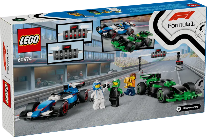 Parrilla de F1® con Coches de Carreras VCARB y Sauber