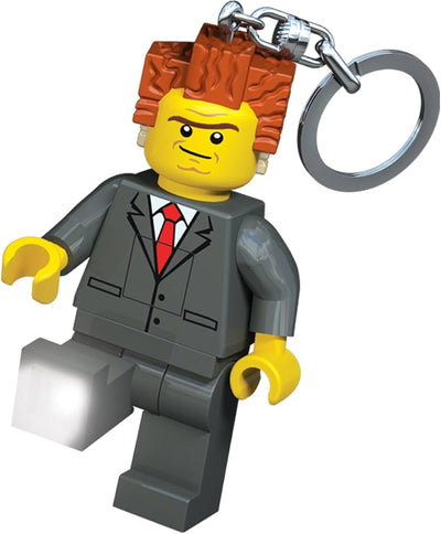 LLAVERO CON LINTERNA LEGO MOVIE PRESIDENTE BUSINESS