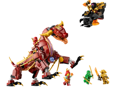 Dragón de Lava Transformable de Heatwave