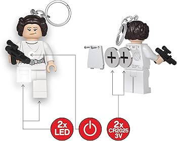 Llavero con Linterna Princesa Leia