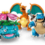 Venusaur, Charizard y Blastoise