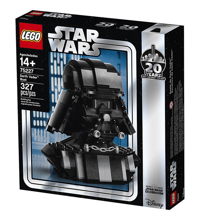 Busto de Darth Vader año 2019