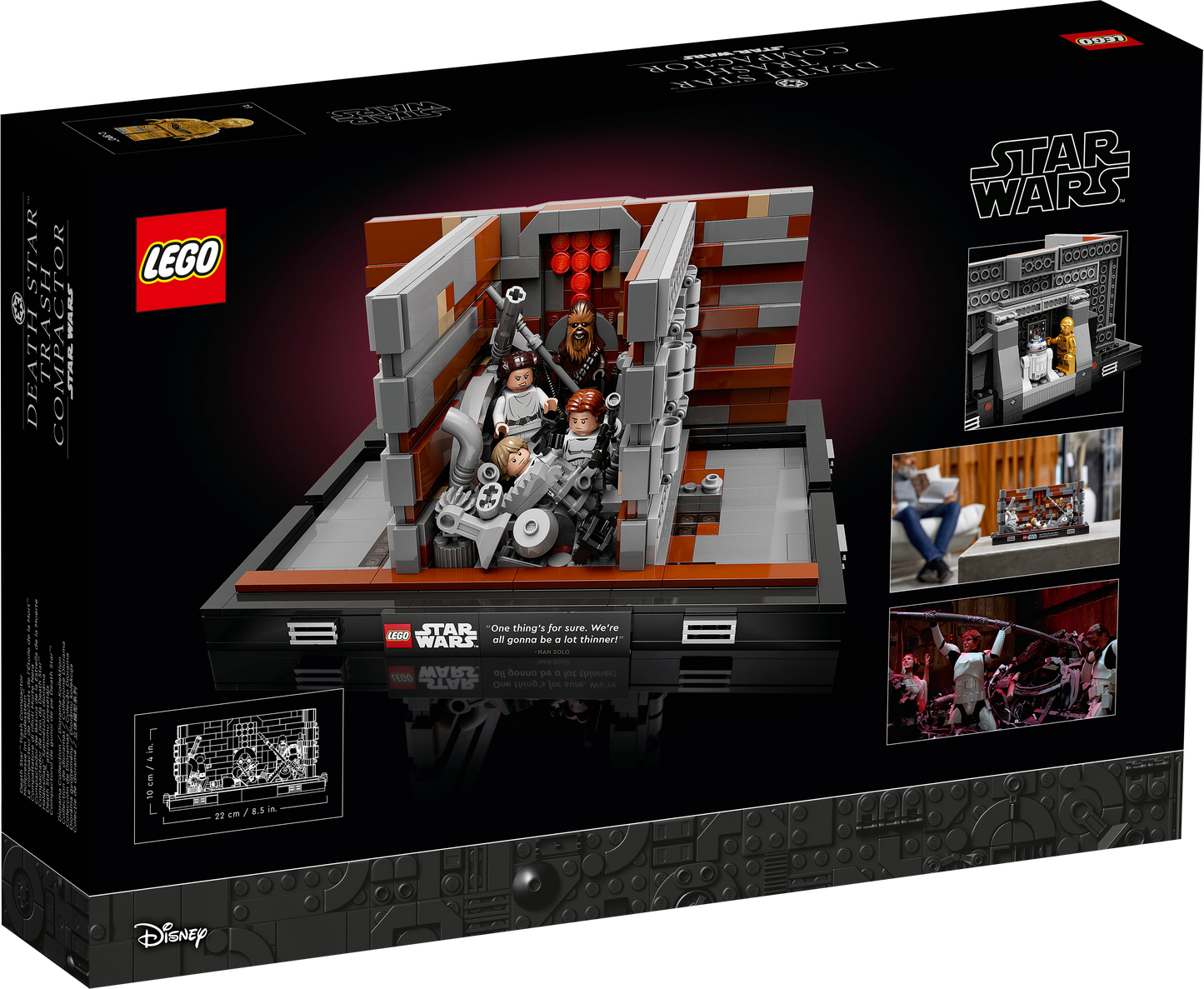 Diorama: Compactador de Basura de la Estrella de la Muerte