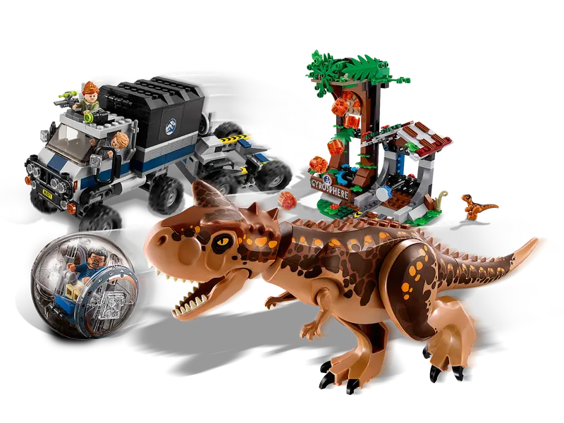 Huida del Carnotaurus en la girosfera