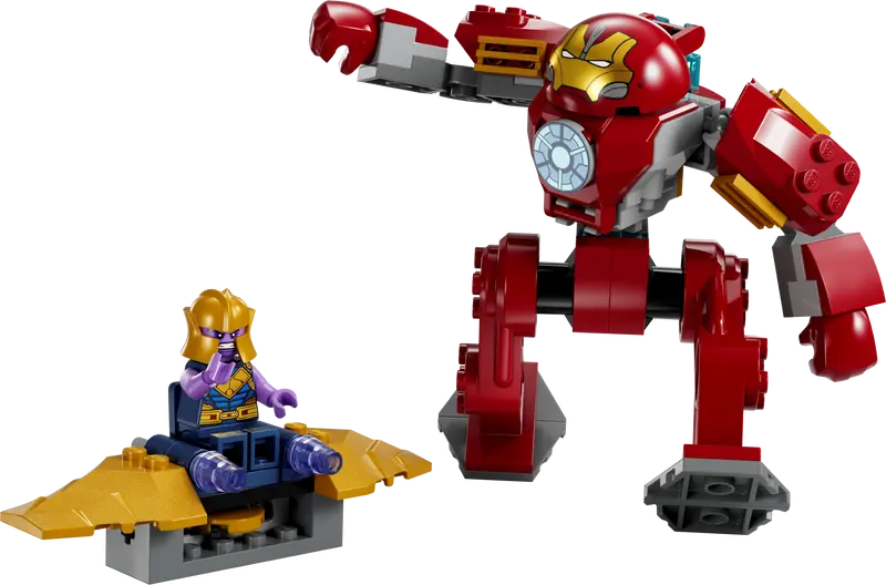 Marvel Iron Man Hulkbuster vs. Thanos Playset for Kids Aged 4 Plus, Super Hero Action
