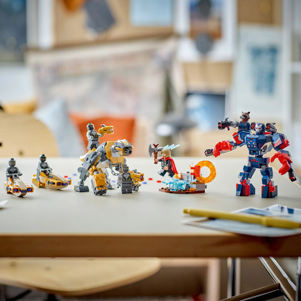 Thor de Vengadores: Endgame vs. Chitauri