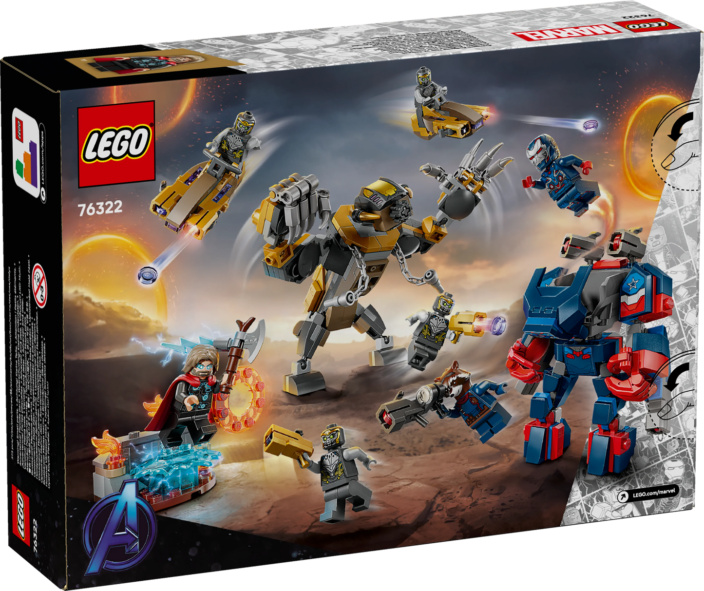 Thor de Vengadores: Endgame vs. Chitauri