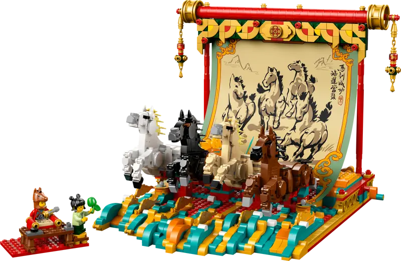 Lienzo con Caballos Galopantes
