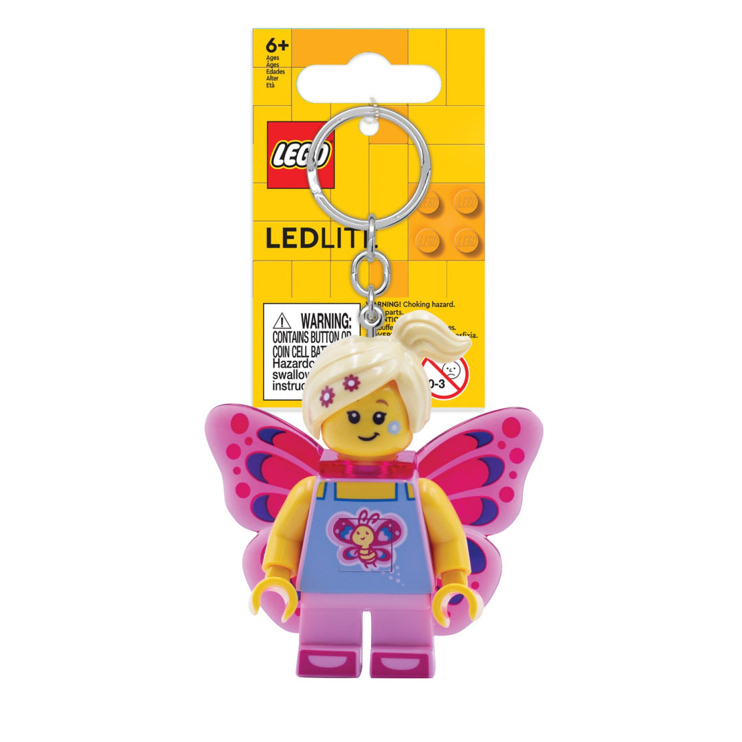 Llavero con linterna de mariposa LEGO®