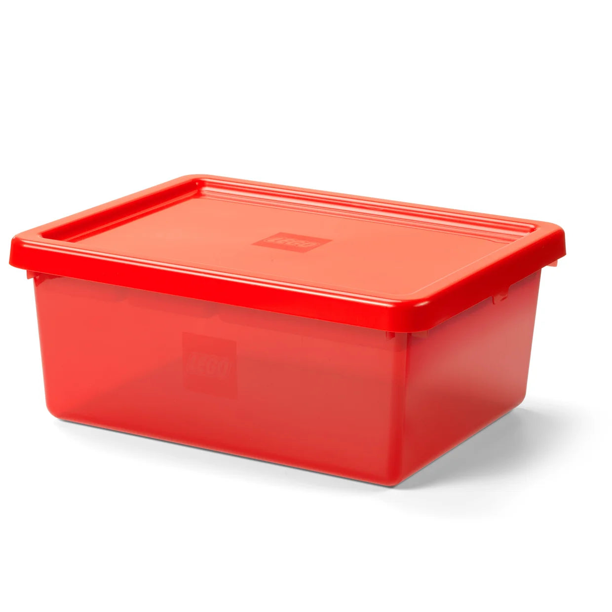 Contenedor LEGO® con clasificador para bloques (Rojo)