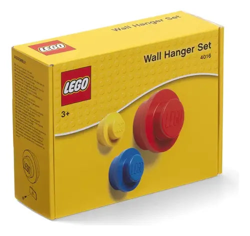 Perchas set de 3 Rojo,Amarillo y Azul LEGO