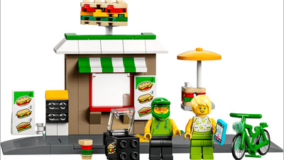 Restaurante de bocadillos callejero