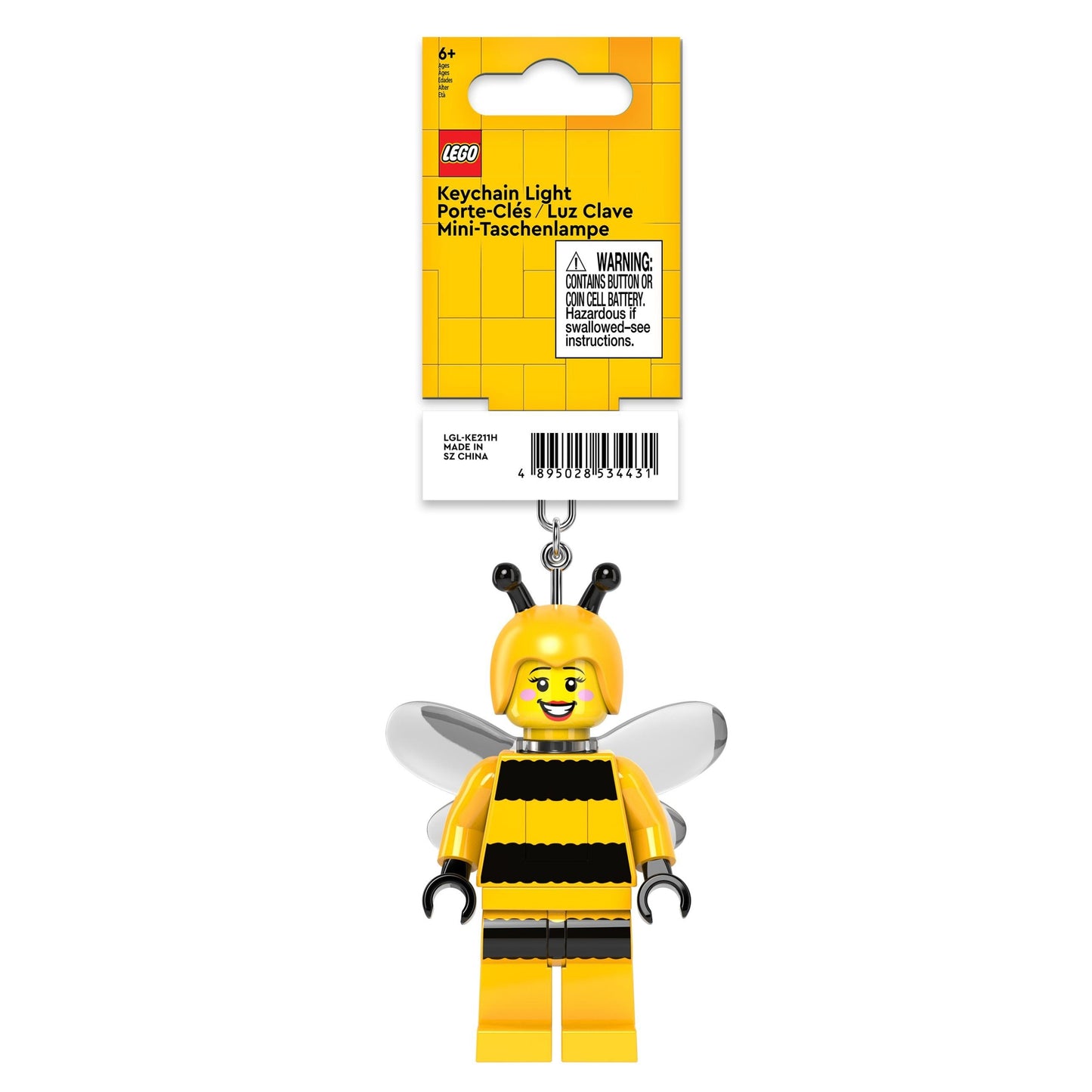 Llavero con linterna de abeja de minifiguras LEGO®™