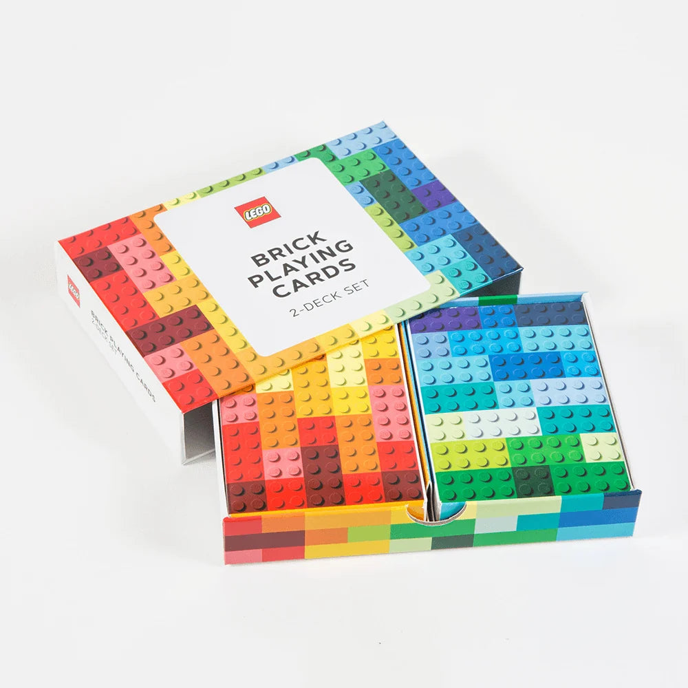 Dos barajas de cartas de juego LEGO® Bricks