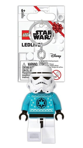 Llavero con linterna Stormtrooper navideño