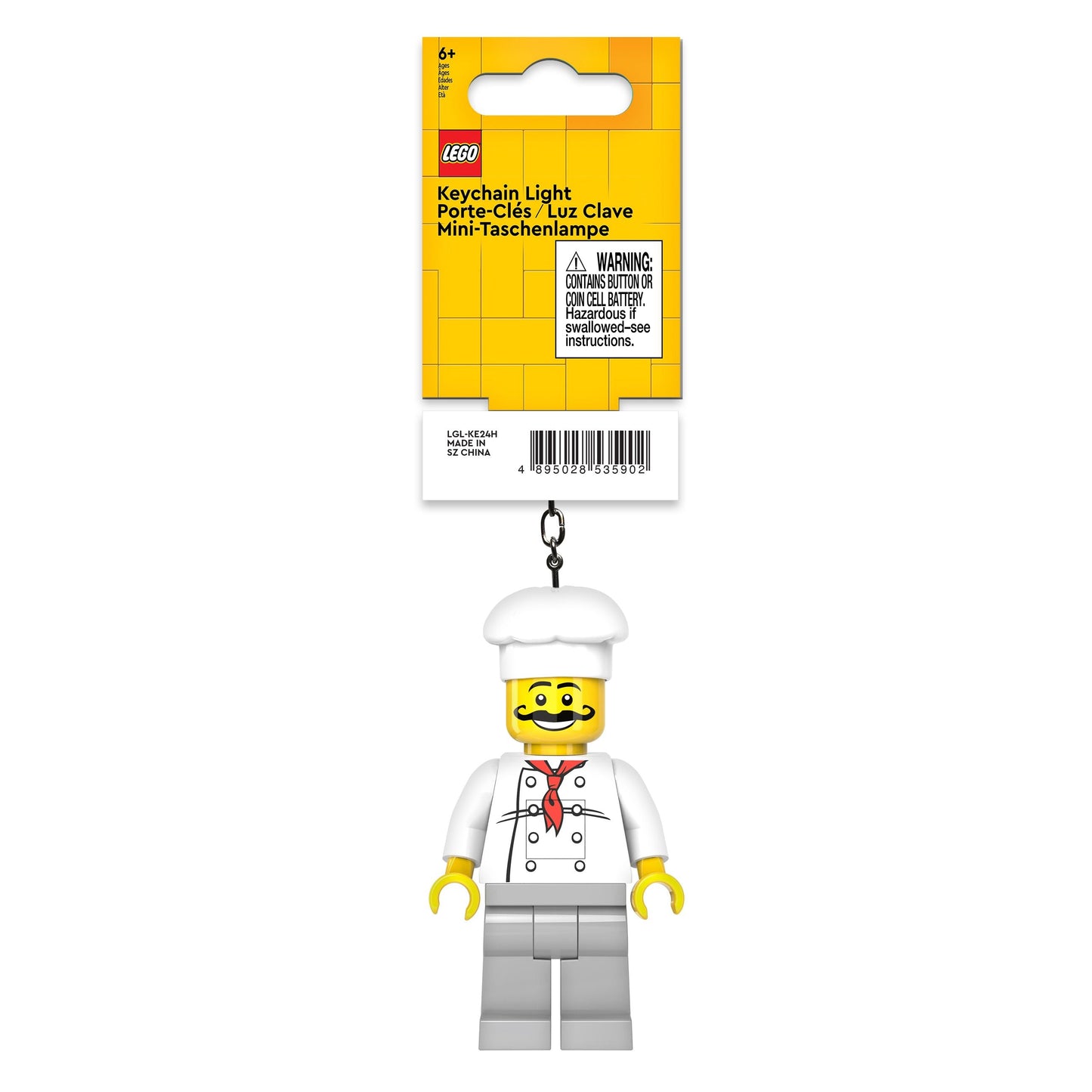 Llavero con linterna de chef LEGO® Minifigures™