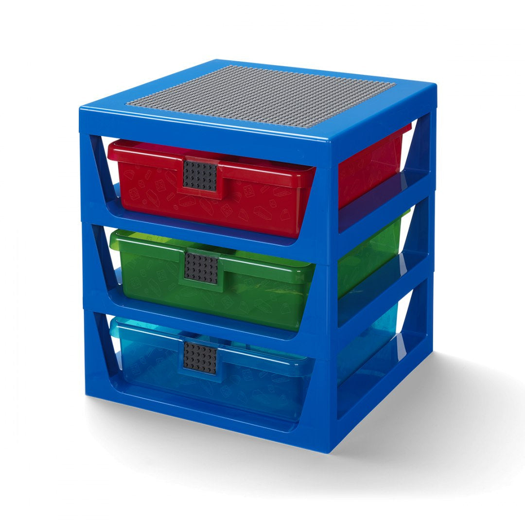 Estantería LEGO® con cajones (Azul)