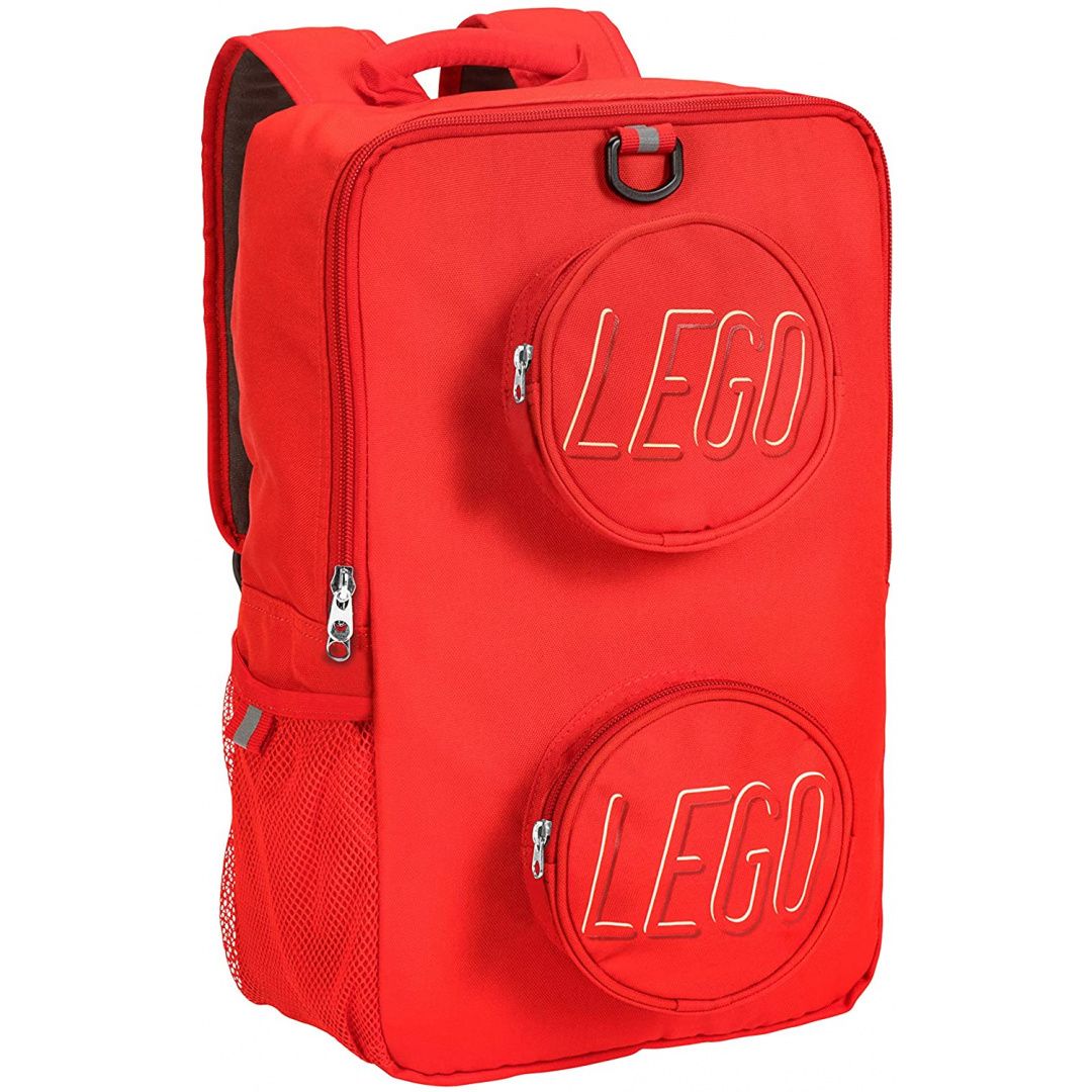 Mochila LEGO® Brick 2 – roja (18 l)