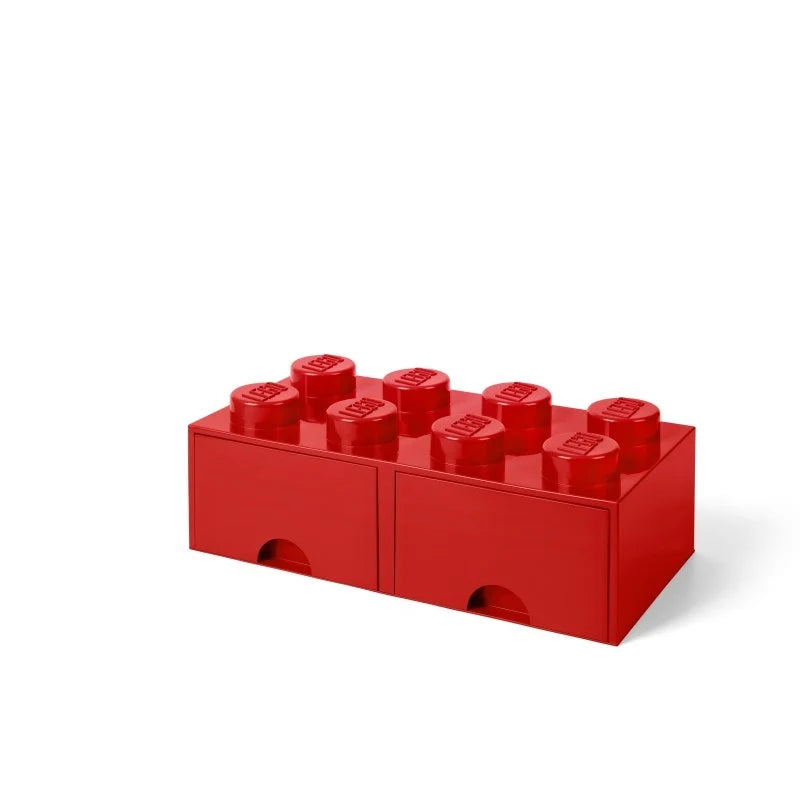 Cajón bloque LEGO® Brick 8 (Rojo)