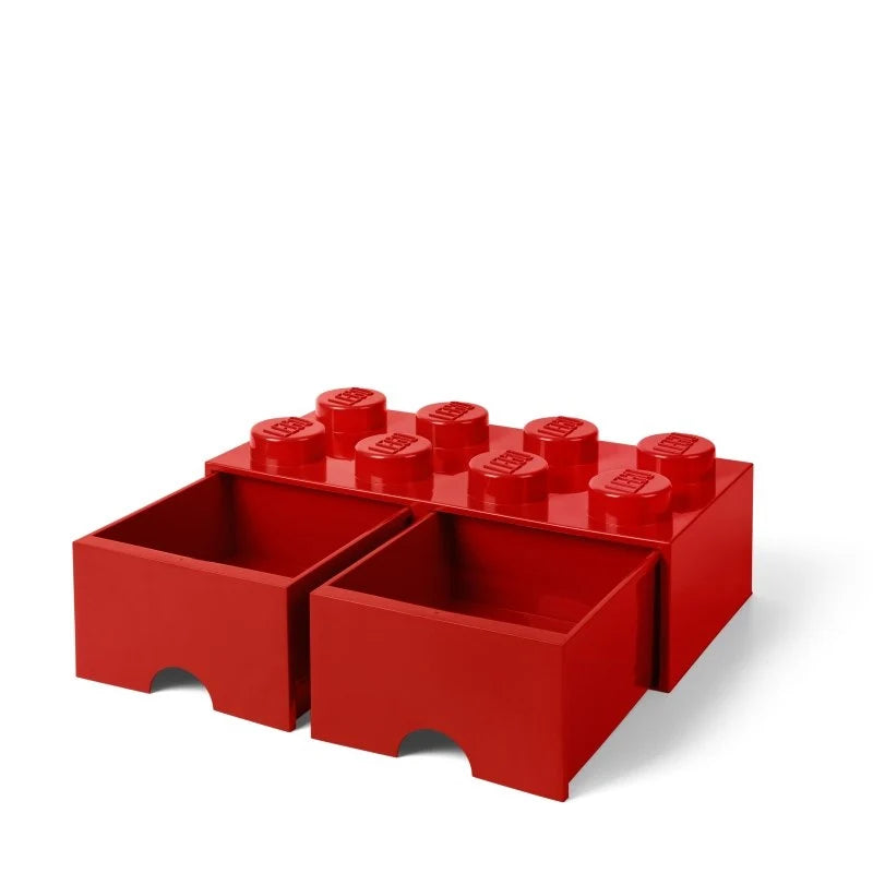 Cajón bloque LEGO® Brick 8 (Rojo)