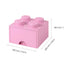 Cajón bloque LEGO® Brick 4 (Rosa claro)