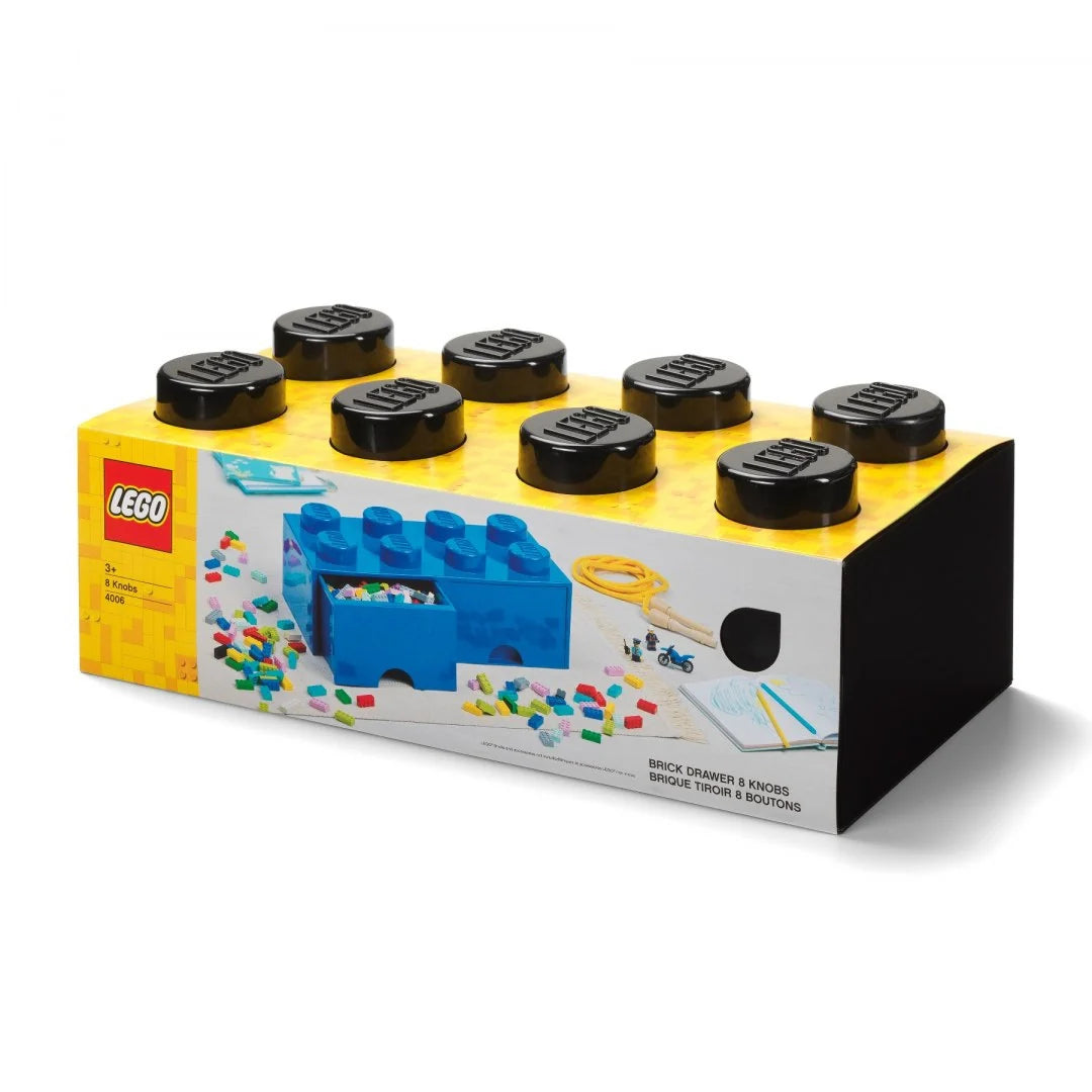Cajón ladrillo LEGO® Brick 8 (Negro)
