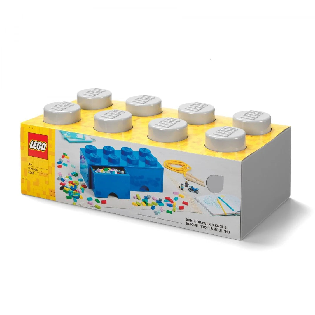 Caja bloque LEGO® Brick 8 (Gris)