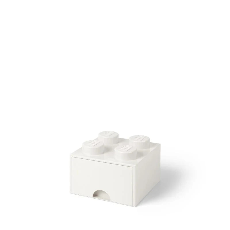 Cajón bloque LEGO® Brick 4 (Blanco)