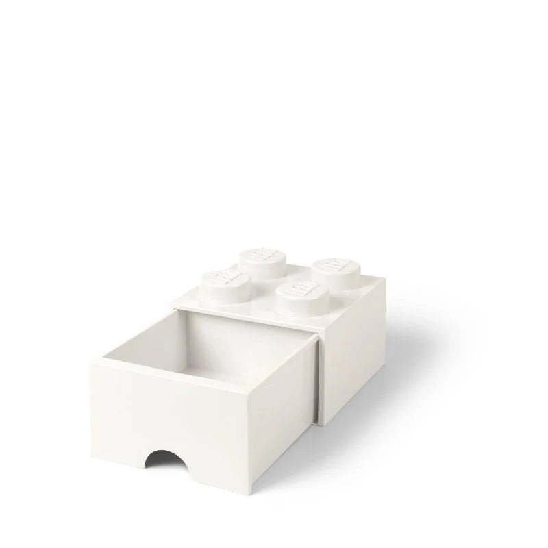Cajón bloque LEGO® Brick 4 (Blanco)
