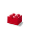 Caja de escritorio bloque LEGO® Brick 4 (Rojo)