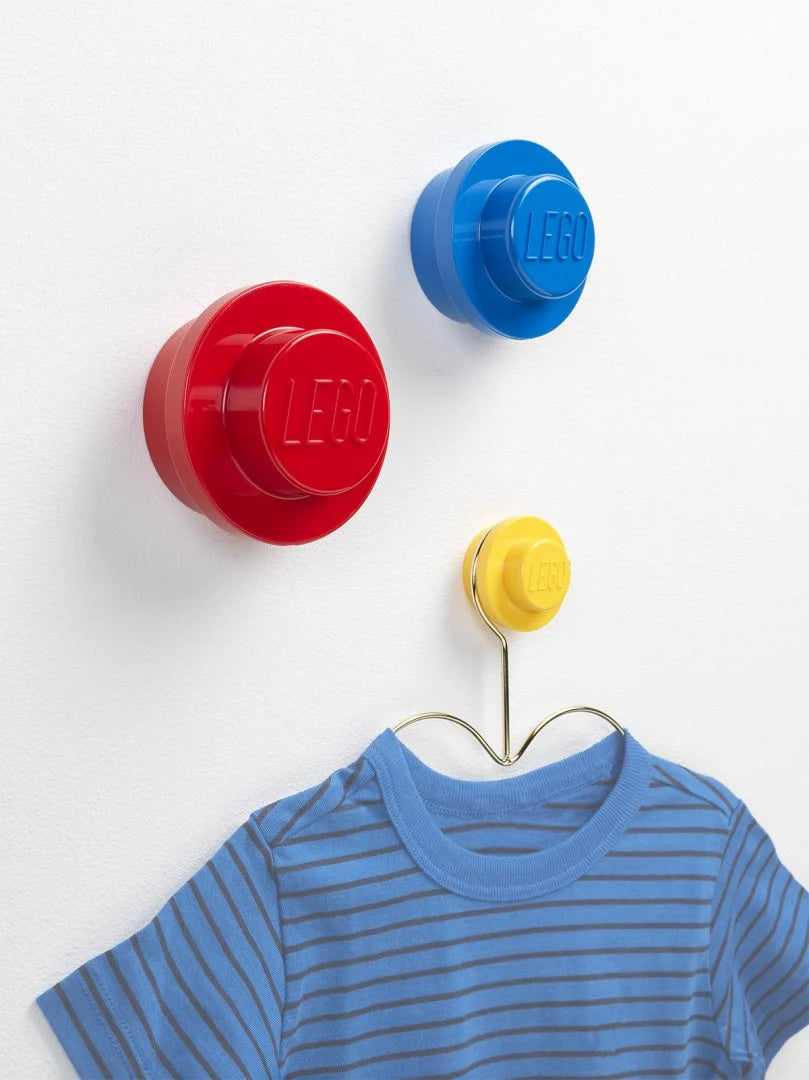 Percheros LEGO® (Rojo, azul, amarillo)
