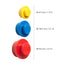 Percheros LEGO® (Rojo, azul, amarillo)