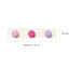 Perchas LEGO® en barra (Rosa, rosa claro, morado)