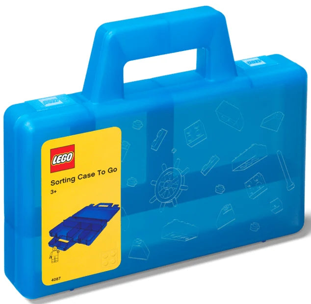 Caja de almacenamiento LEGO® TO-GO - azul