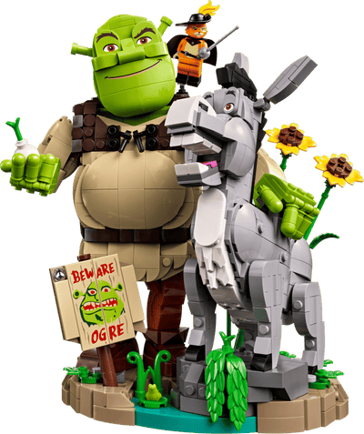 Shrek, Asno y Gato con Botas