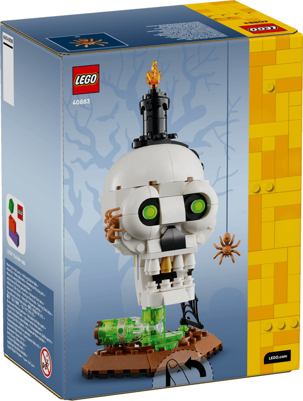 Calavera con Vela de Halloween