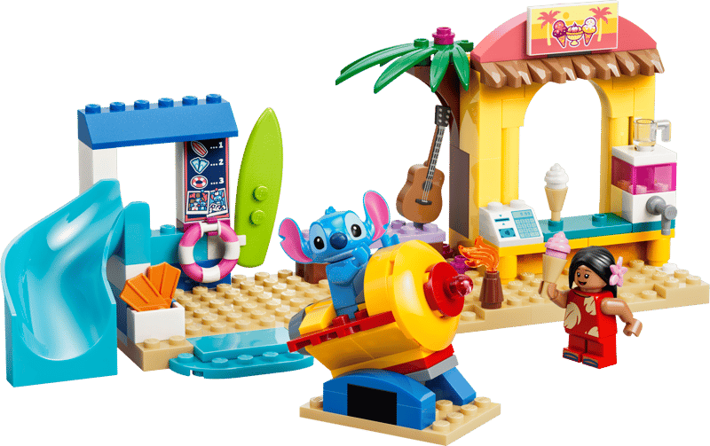 Diversión en la Playa con Lilo y Stitch
