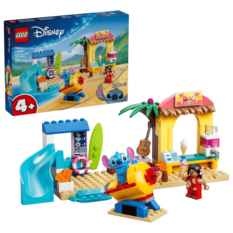 Diversión en la Playa con Lilo y Stitch