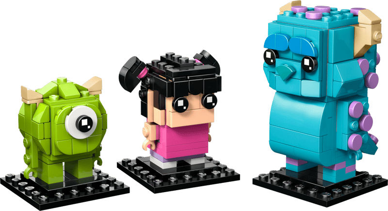 Figuras de Sulley, Mike y Boo