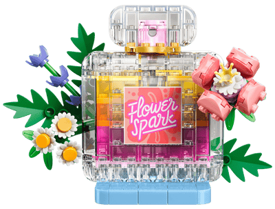 Frasco Decorativo de Perfume Floral