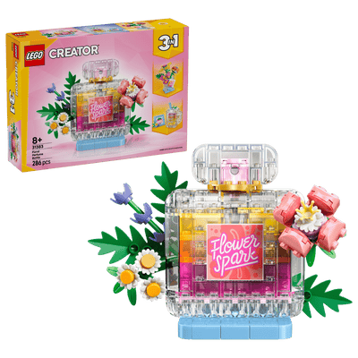 Frasco Decorativo de Perfume Floral
