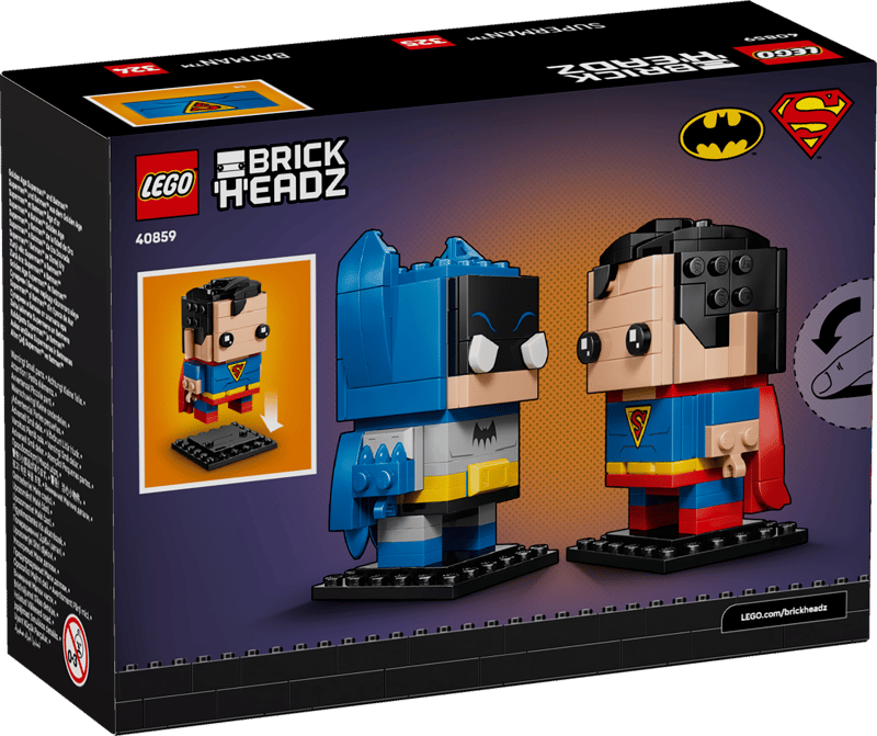 Figuras de Superman™ y Batman™ de la Edad de Oro