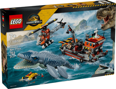 Ataque del Dinosaurio Marino Mosasaurus