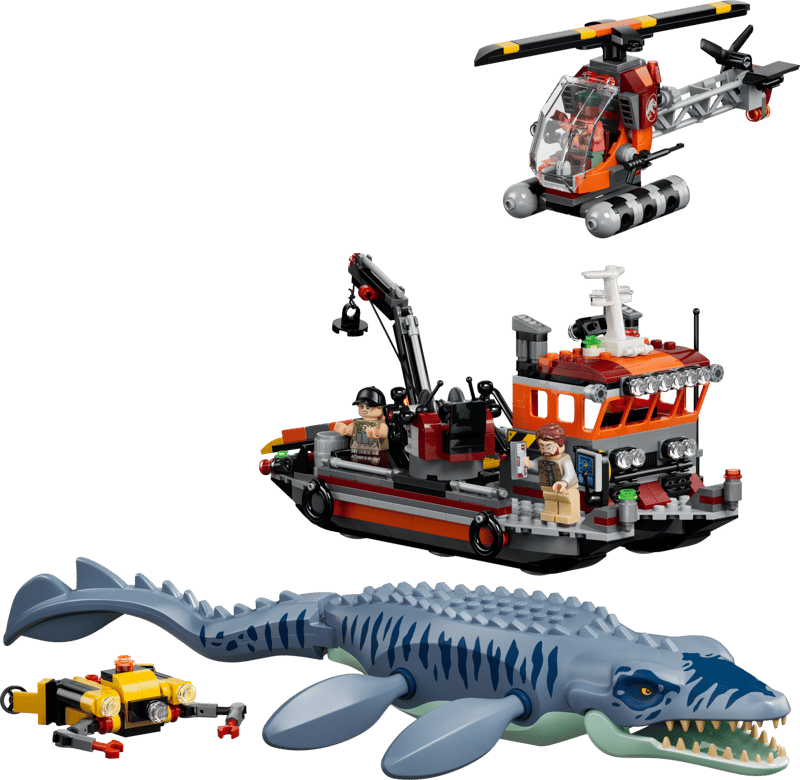Ataque del Dinosaurio Marino Mosasaurus